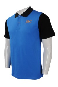 P905 Custom-made men's short-sleeved Polo shirt Designed with contrast-colored short-sleeved Polo shirt Hong Kong Custom-made short-sleeved Polo shirt manufacturer